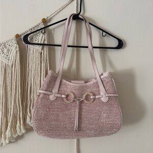 Studio Works Pink Textured Shoulder Bag